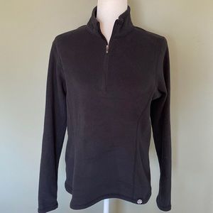 REI black quarter-zip pullover, size medium
